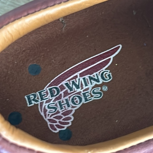 Red Wing Shoes Brown Leather Slip On Work Safety Shoes Women's Size 6.5 - Picture 12 of 14